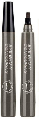 Neycare NEW EYE BROW FILER PEN WATER PROOF PACK OF 1 2 g(gray)