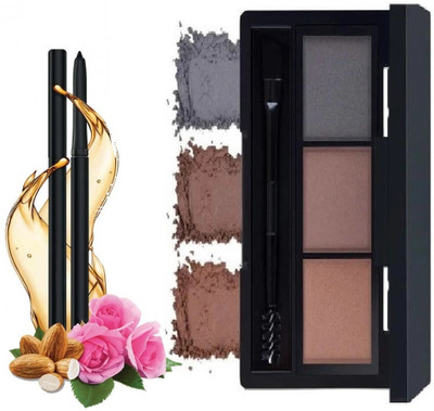 SEUNG EYE BROW ENHANCER WITH BLACK CRAYON KAJAL 5 g(MULTI COLOR)
