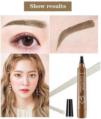 HUZURLU Creates Natural Looking Brows Effortlessly 1 ml(brown)