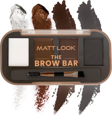 MATTLOOK The Brow Bar Eyebrow Enhancer Palette Easily blendable Dual-ended applicator 8 g(Soft 01)