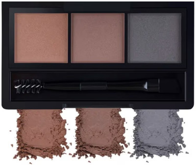 AFARAXIA new 3 Color Waterproof Eye Shadow Eyebrow Powder Make Up Palette-/ 9 g(Muliti color)