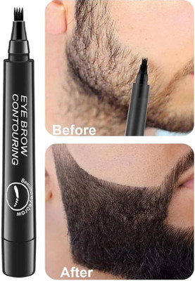 Jiwoo Used Beard Filler Pen for eyerbow kit 2.5 g(BLACK)