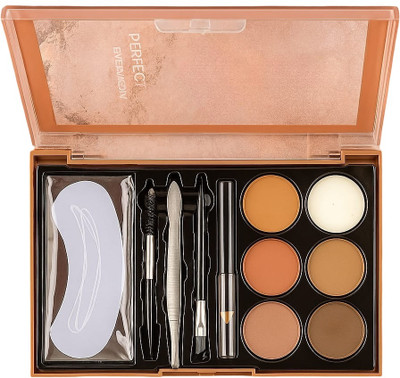 Neycare Rich Color Payoff | Available in 6 Shades | Eyebrow Filler Kit 12.8 g(MULTI COLOR)