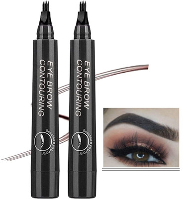 Neycare liquid light weight eyebrow filer pen perfect pack of 1 2 g(BLACK)