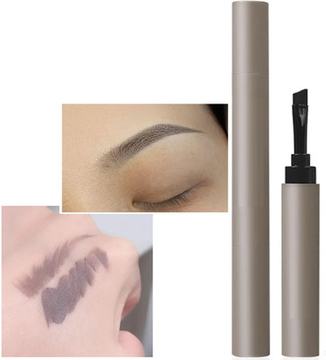 AFARAXIA Best Waterproof Sweatproof Non Dizzy Dyeing Multi Use Eyebrow Cream with One Pen 2.4 g(Drack grey)