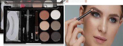 GABBU Eyebrow Styling Kit with 5 Highly Pigmented (Shades)** 16 g(multi)