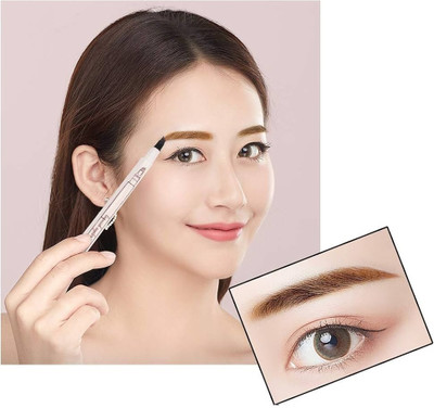 luzimaisa New Liquid Eyebrow Pen Easy Coloring Matte Finish Eyebrow Pen 2.5 g(Brown)