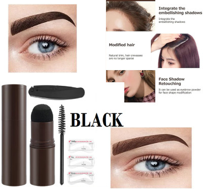 KAIASHA 2in1 Hair & Eyebrow Renewing Artifact/Brow Powder/ShadowPowder Hairline Powder 20 g(BLACK)
