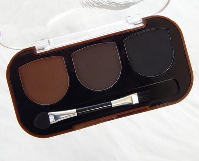 AFARAXIA 3 color eyebrow powder palette brown, dark brown 9 g(muliti colour)