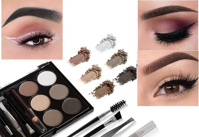 REIMICHI Brow Contour Kit 13 Piece Eyebrow Makeup Palette 16 g(MULTICOLOR)