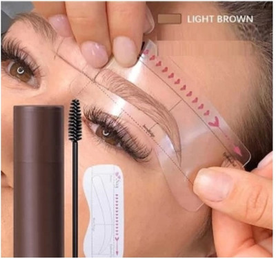 HUZURLU Root Touch Up Powder Pen Hair Shadow Root Concealer Eyebrow Stencil 10 g(BROWN)