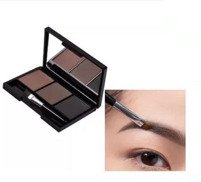 SHENY COLORS Eyebrow Definer Powder Kit – 3 Shades + Easy-to-Use Brush for Perfect Brows 8 g(multicolor)