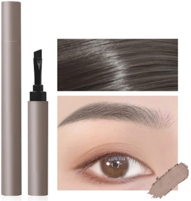 Jiwoo Eyebrow Cream Gel Brush 2IN1 Brow Brush Long-lasting & Waterproof 1.8 g(grey brown)