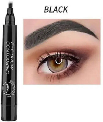 GABBU New Eyebrow Pen Applicator Creates Flawless Natural Looking Brows 1 ml(black)