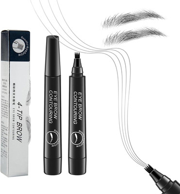 manasona 3D Liquid Eyebrow Enhancing Pen Waterproof 1 g(BLACK)