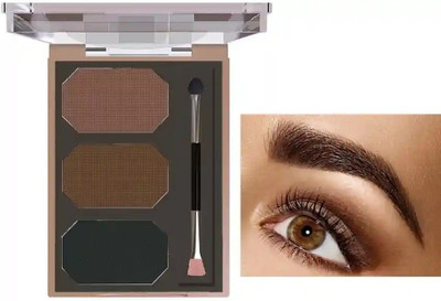 REIMICHI Multicolor Eyebrow Powder Cake Palette With 1 Brush 9 g(multicolor)
