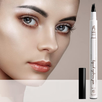 MYEONG Black Shade Smudge Proof Eyebrow Pen 1 g(Black)