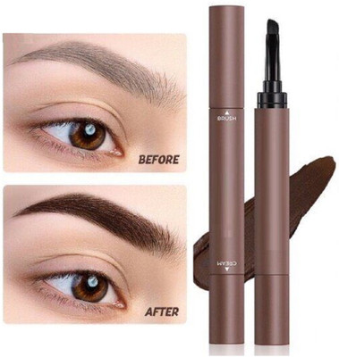 Latixmat Natural Waterproof Eyebrow Cream Pen Delicate Smooth Long-lasting CREAM 1.8 g(Gray Brown)