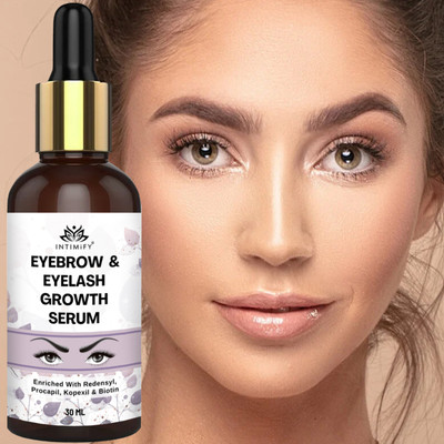 INTIMIFY Eyebrow & Eyelashes Growth Oil/Serum, for Longer, Thicker, and Fuller Eyelashes 30 ml(White)