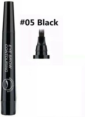 nn new look black eyebrow filer pen perfect shade look pack of 1 2.5 g(BLACK)