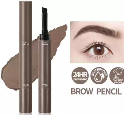 GABBU 2IN1 Eyebrow Cream Gel With Brush 1.8 g(BROWN)