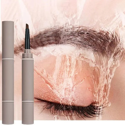 GFSU - GO FOR SOMETHING UNIQUE Waterproof Sweatproof Non Dizzy Dyeing Multi Use Eyebrow Cream with One Pen 1.8 g(Brown)