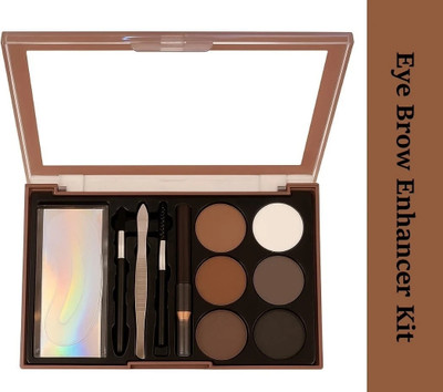 Neycare Eyebrow Palette With Blendable Colors | Long Lasting & Waterproof 12.8 g(MULTI COLOR)