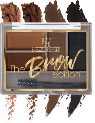 Half N Half The Brow Addition Eyebrow Enhancer Waterproof Sweat-Proof Long lasting Palette 8 g(02 Delicate Arch)