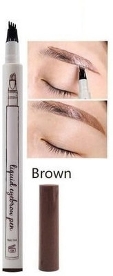 GABBU Eyebrow Pencil with a Micro-Fork Tip Applicator(BROWN)