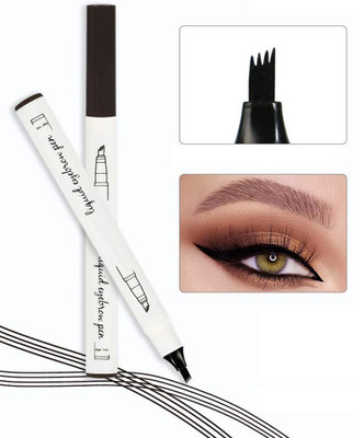ADJD Eyebrow Four Elements tattoo eyeliner Pencil Micro-Fork Tip Applicator 1 g(BLACK)
