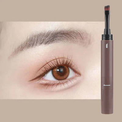 Latixmat 2 in1 Sculupting Double-Ended Eyebrow Cream & Brush 1.8 g(Dark Brown)