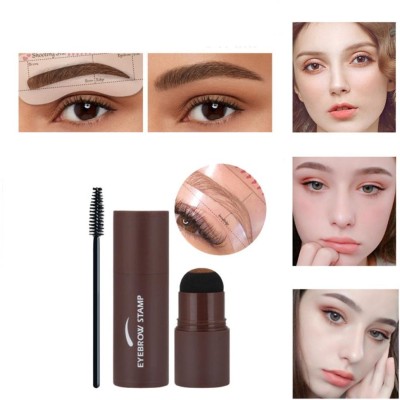 winry UNIQUE BEAUTY POWDER EYEBROW STAMP FOR MENS AND WOMANS 20 g(BROWN)