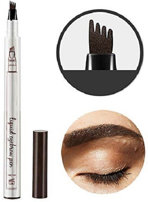 HUZURLU 09 Brainbow Hot Eyebrow Tattoo Smudge-proof Pen65 1 ml(BLACK)