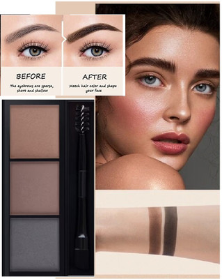 MYEONG 3 In 1 Perfect Brow Powder Platte 10 g(Multi Shade)