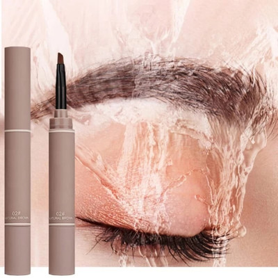 GFSU - GO FOR SOMETHING UNIQUE 2 IN 1 Eyebrow Cream Gel With Brush Brush Long-lasting & Waterproof1 1.8 g(Brown)