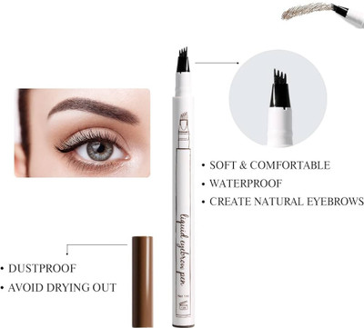 EVERERIN eyebrow liquid makeup pen | microblading clear eyebrow-06(BLACK)