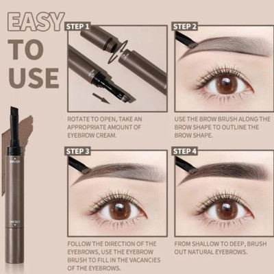 GFSU - GO FOR SOMETHING UNIQUE LONG LASTING WATERPROOF BROWN BRUSH 1.8 g(DARK BROWN)