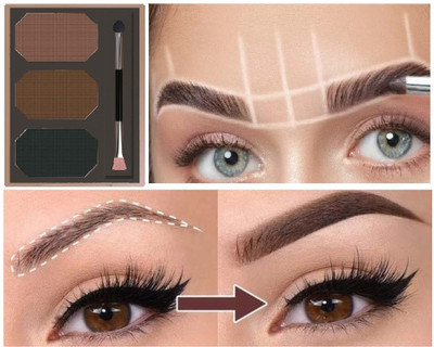 GFSU - GO FOR SOMETHING UNIQUE 3 IN ONE Professional Eyebrow Palette 9 g(Multi Color)