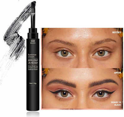 HUZURLU Eye Brow Artist Long-Lasting Automatic Eyebrow Pencil & Brush-03 1.8 g(black)