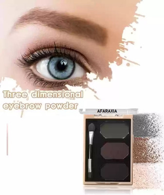 AFARAXIA Eyebrow Definer (3 Colors) | Comes with an Brush for Shaping Eyebrows 9 g(MULTICOLOR)
