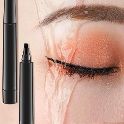luzimaisa Best Waterproof 4 Points Microblading Eyebrow Pen 2.5 g(black)
