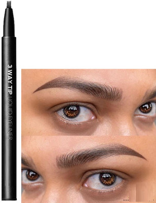 ADJD Three Elements tattoo eyeliner Eyebrow Pencil Micro-Fork Tip Applicator 1.2 g(BLACK)