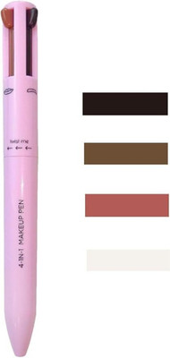 Scheibe All-in-One 4-in-1 Makeup Pen – Eyeliner, Lip Liner, Highlighter & Brow Pencil 24 g(Multicolor)