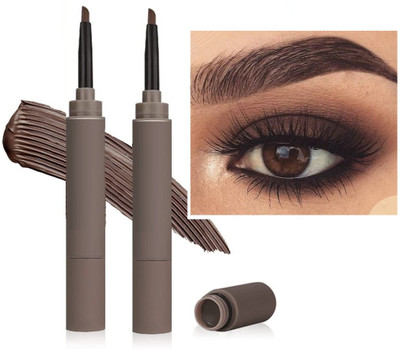 tanvi27 Best Eyebrow Cream Non-smudge Medium Brown Setting Dye Brows Pen 3.6 g(DARK BROWN)