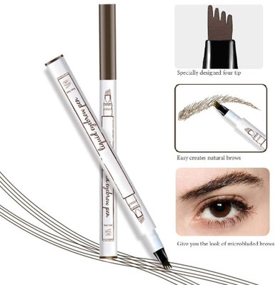 Latixmat Eyebrow Pencil With Precision Applicator Smudge proof Long Wear 1 ml(Dark Brown)