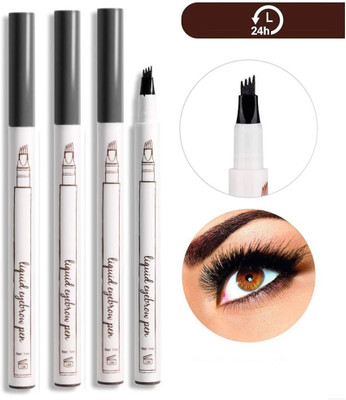 GABBU New Waterproof Eyebrow Pen Tattoo Brow Pencil, 24 Hours Long Lasting 6 g(black)