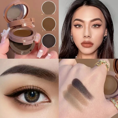 SILDUST 3 in 1 Smudge-proof Eyebrow Powder 15 g(MULTICOLOR)