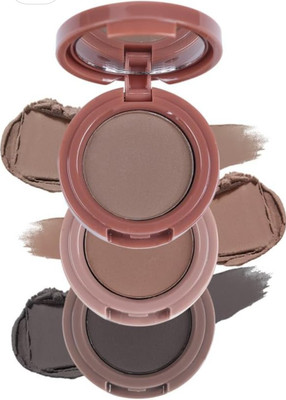 CLASSY HUDA 3 in 1 Eyebrow Powder Palette With Mirror. [Long Lasting] (Waterproof) 8 g(Multicolor)