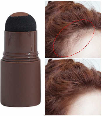 MYEONG 3 in 1 Use Instant And Smooth Hair Covering Powder Eyeshadow Powder Stick 10 g(Brown)
