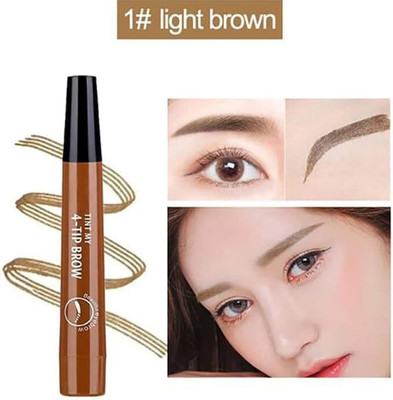 EVERERIN 01 Eyebrow Pen Waterproof Microblading Eyebrow Pencil 5 g(Light Brown)